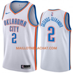 Maillot NBA Oklahoma City Thunder Shai Gilgeous-Alexander 2 Nike 2019-20 Association Edition Swingman - Homme